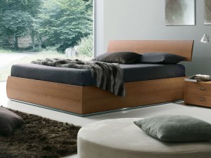 Letto Ergogreen modello Nicole Legno anche con Contenitore