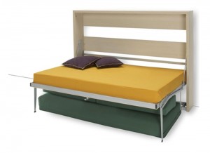 Letto a scomparsa orizzontale HOUDINI