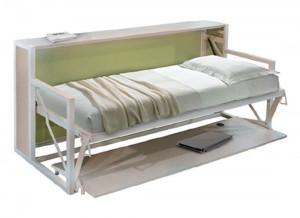 Letto singolo a scomparsa B-ESK orizzontale