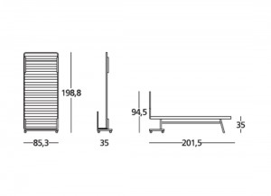 Letto verticale LERI